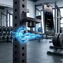 Support Téléphone Magnétique pour la Salle de Sport